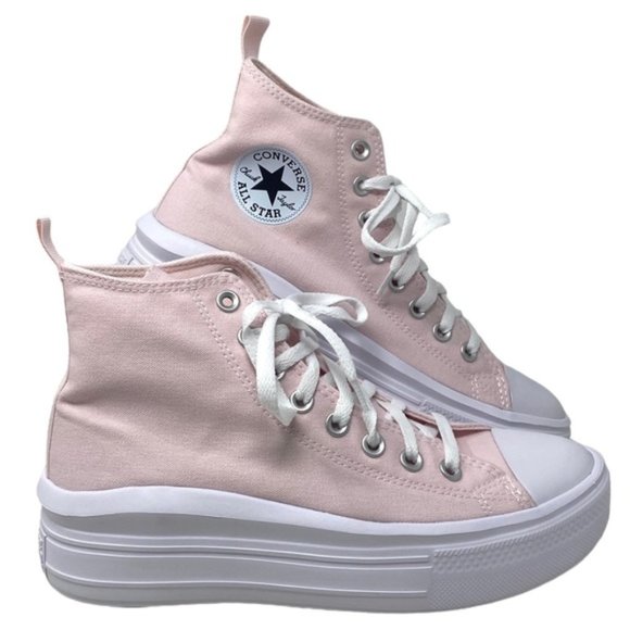 Converse Chuck Taylor Move Platform Canvas Pink Shoes Kid Women Sneakers A03629C - Picture 1 of 8